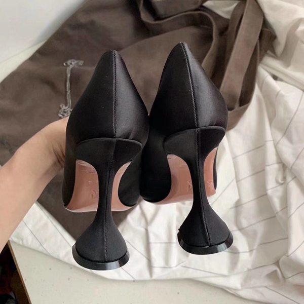 Amina Muaddi black Suede Begum Pumps