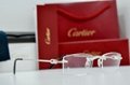 Cartier Harmattan Rimless Plates Frame Sunglasses Goggles Glasses C Decor