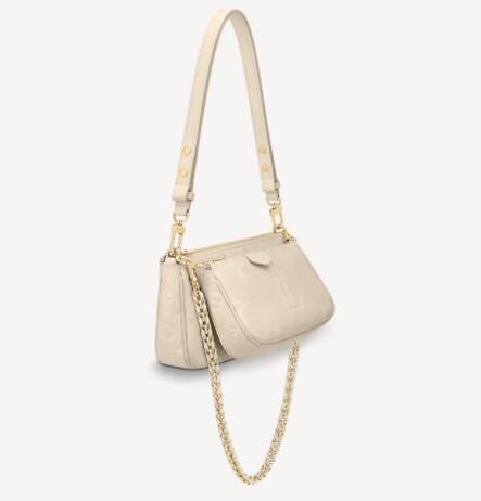     hite Monogram leather bag               The Multi Pochette Accessoires bag