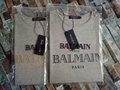 BALMAIN Button embellished printed cotton jersey tank Women t-shirts cheap tee 