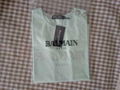 BALMAIN Button embellished printed cotton jersey tank Women t-shirts cheap tee 