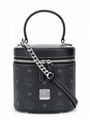 MCM logo print bucket box bag Women make