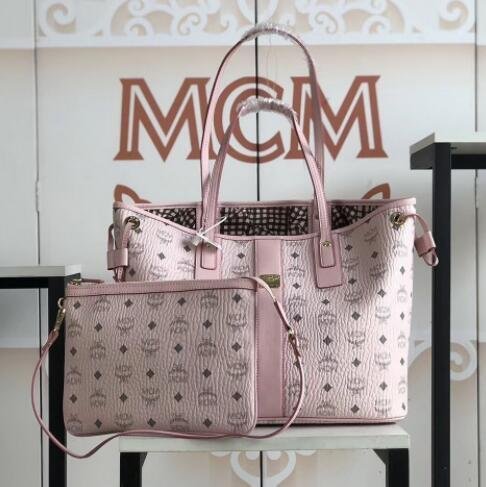 MCM Liz monogram-print tote bag mcm brown shopping tote handbag 3
