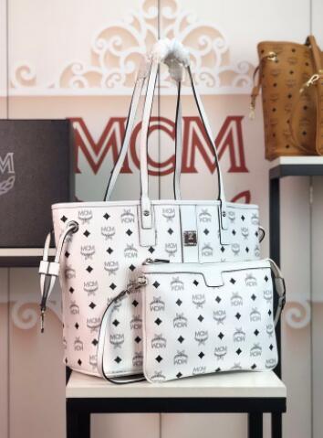 MCM Liz monogram-print tote bag 