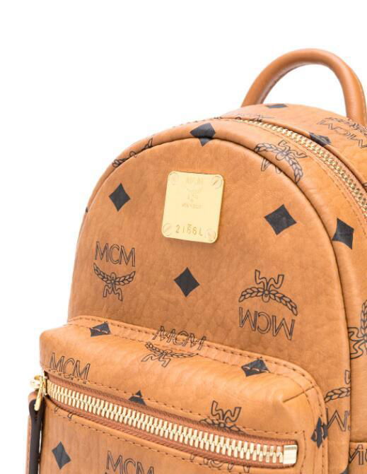 MCM repeat logo backpack Mcm mini stud backpack 