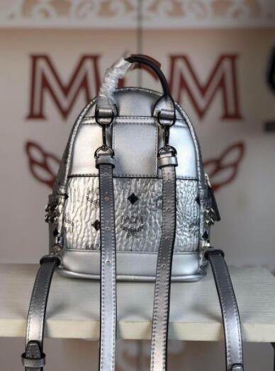 MCM repeat logo backpack Mcm mini stud backpack 