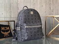 MCM Stark studded monogram backpack