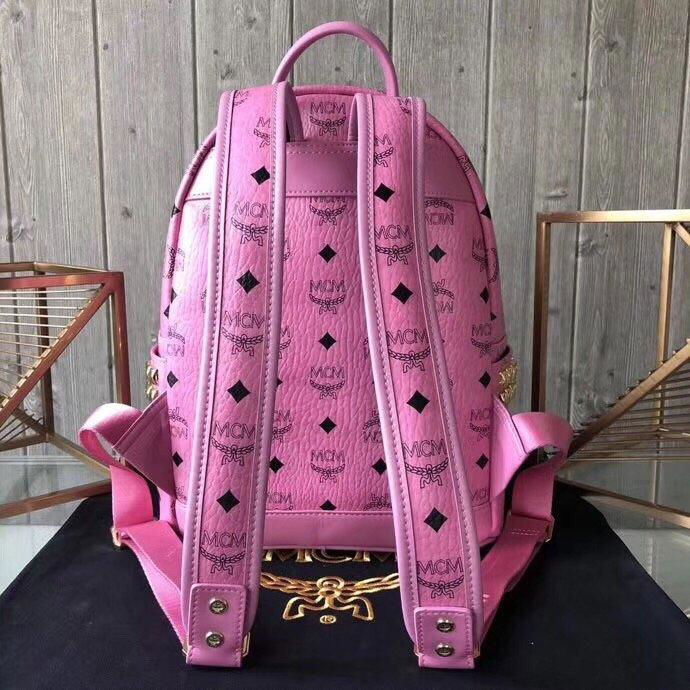 MCM Stark studded monogram backpack