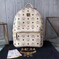 MCM Stark studded monogram backpack