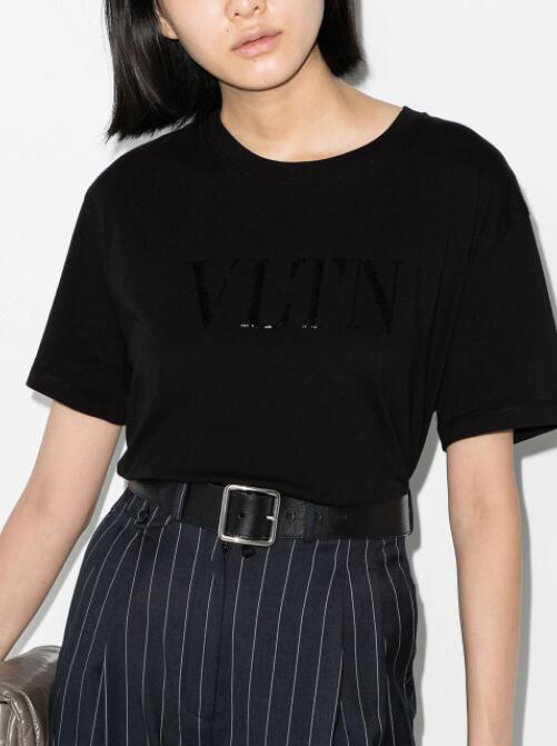 Valentino VLTN sequin-embellished T-shirt 