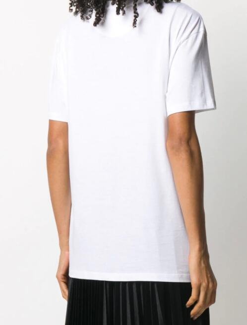           VLTN sequin-embellished T-shirt women cotton tee cheap white t-shirt 4