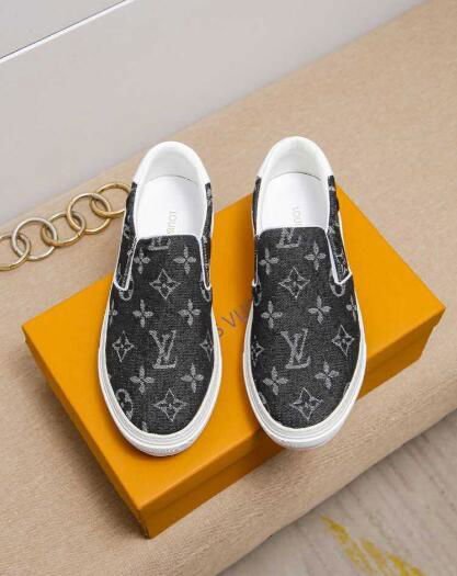               Monogram Denim Casual SNEAKER     ROCADERO SLIP ON TRAINERS 4