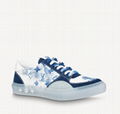 Louis Vuitton Blue LV Ollie sneaker shoes 