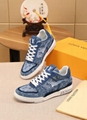 LV Trainer sneaker blue 