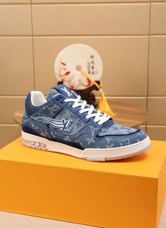 LV Trainer sneaker blue 