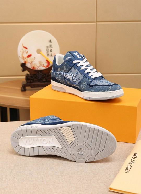 LV Trainer sneaker blue 