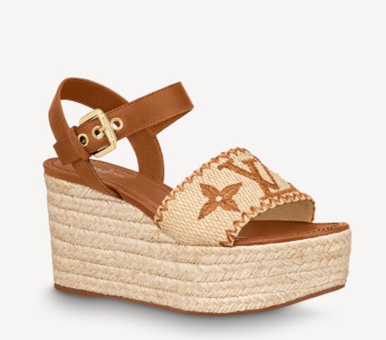 LV BOUNDARY WEDGE SANDAL