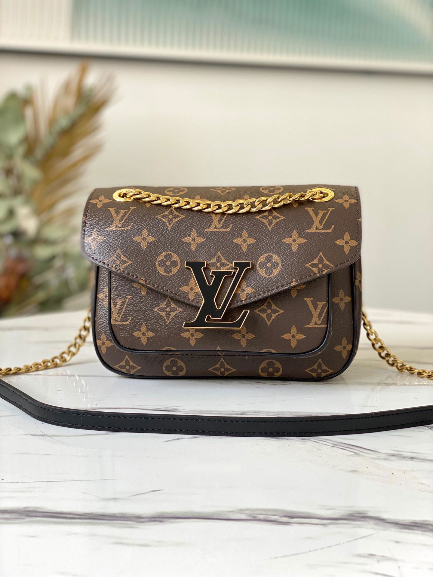 Louis Vuitton Passy Bag Monogram Canvas Handbags 