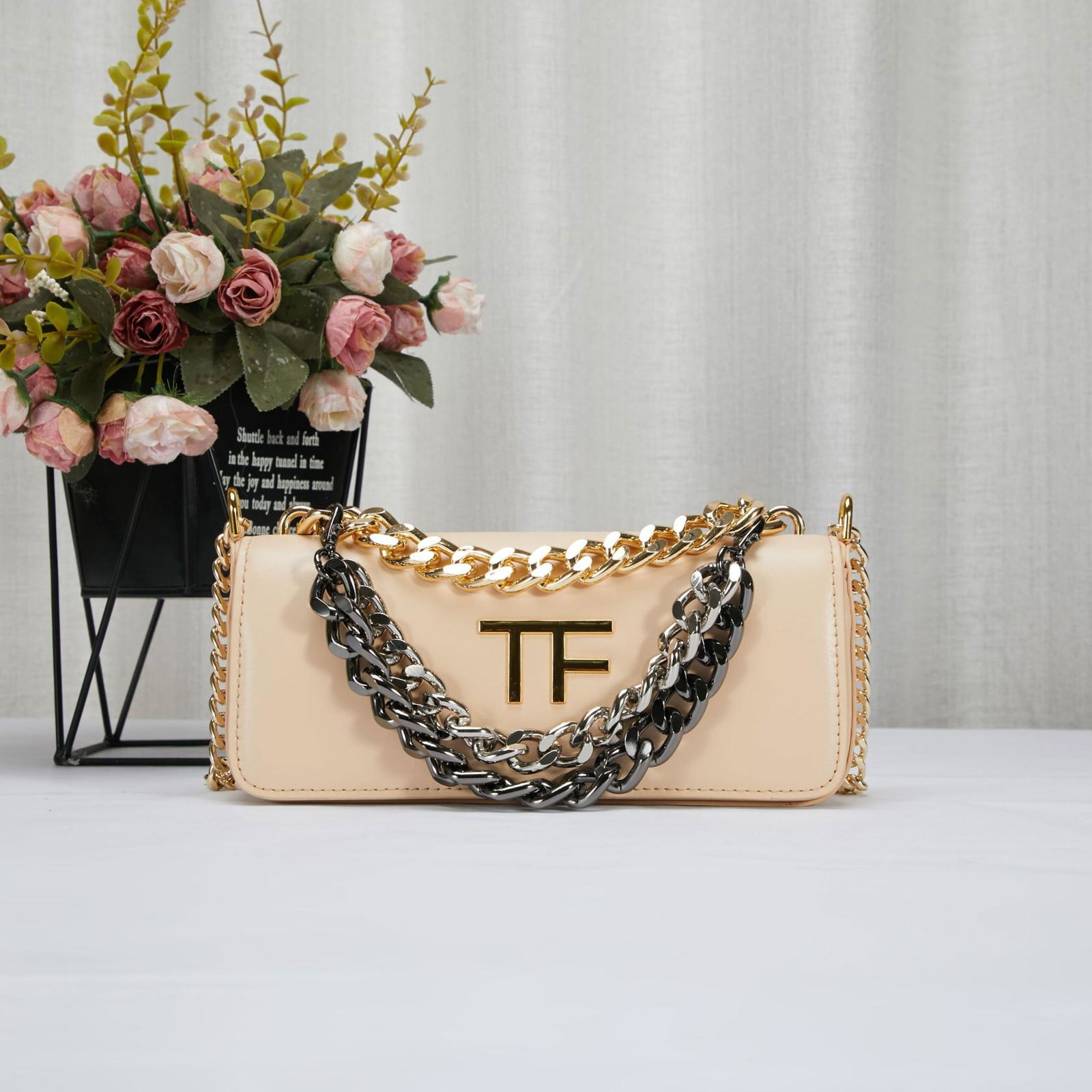 Tom Ford Palmellato triple chain cross body bag