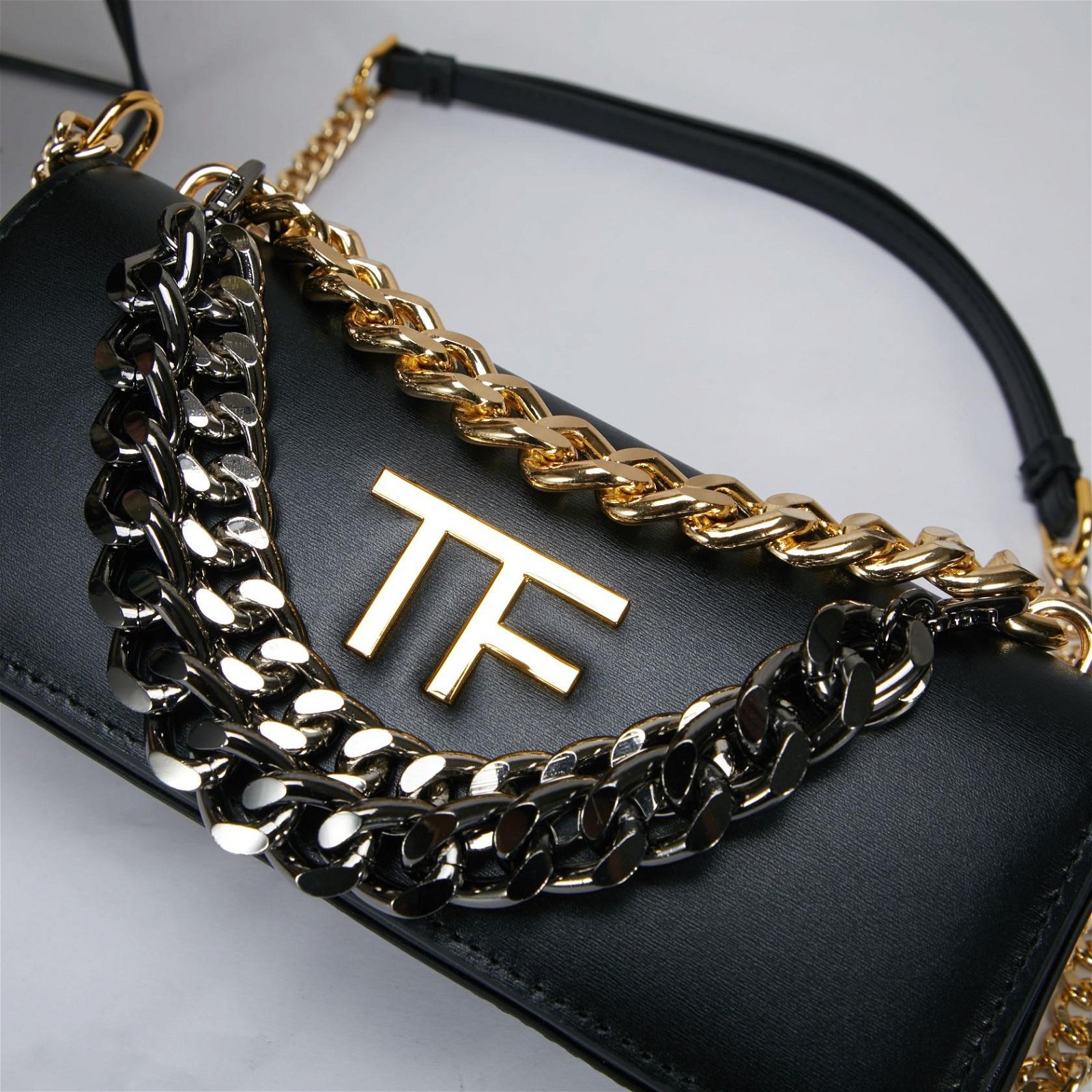 Tom Ford Palmellato triple chain cross body bag black Fashion bags 2