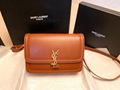 Saint Laurent Solferino Medium leather crossbody bag     Women Satchel in Box 6