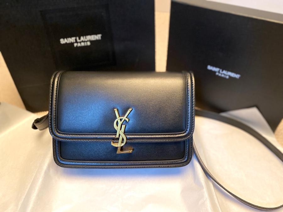 Saint Laurent Solferino Medium leather crossbody bag     Women Satchel in Box 5