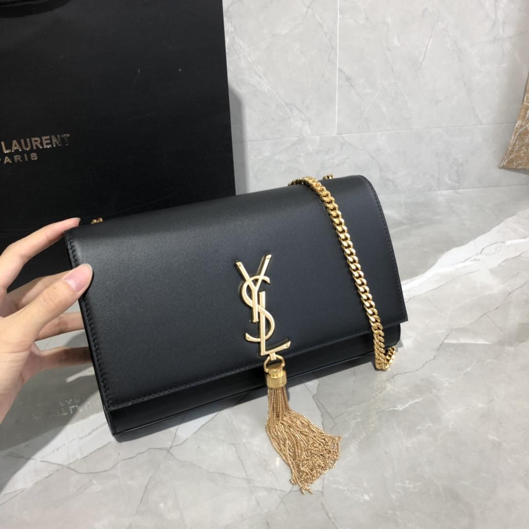 Saint Laurent small Kate leather shoulder bag     logo Kate shoulder bag