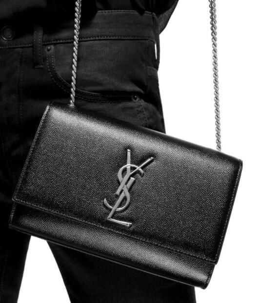 Saint Laurent CLASSIC SMALL KATE CHAIN BAG IN BLACK     CLASSIC MONOGRAM BAG 4