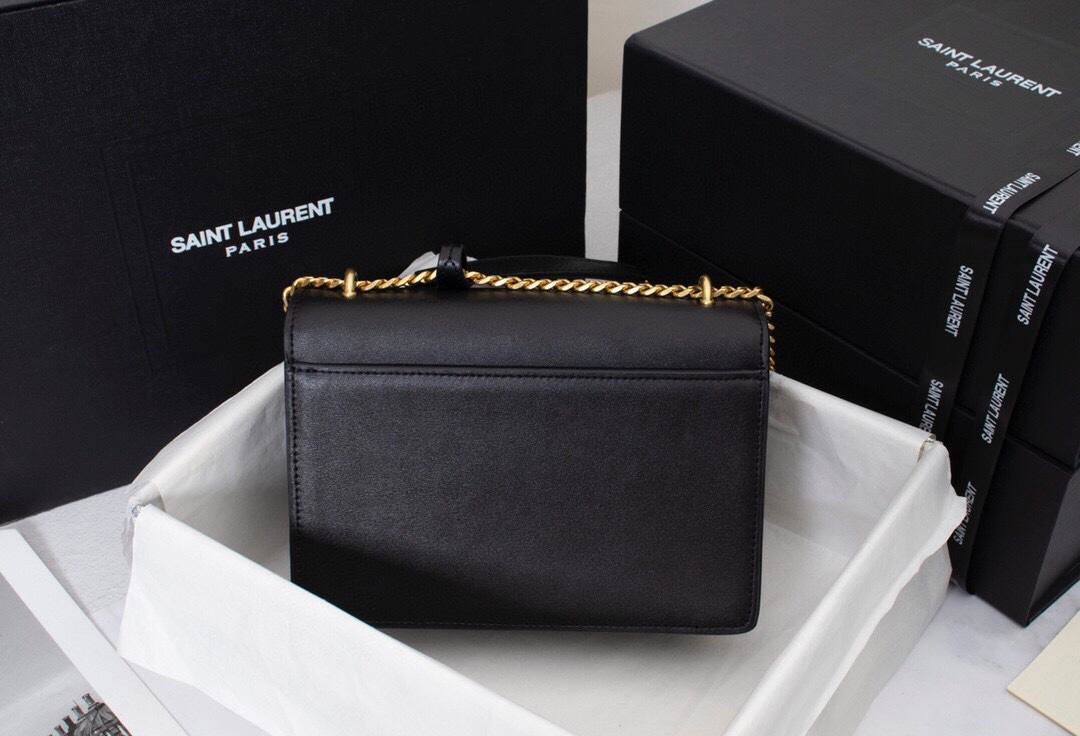 Saint Laurent black Large Sunset Shoulder Bag     crossbody bags  4