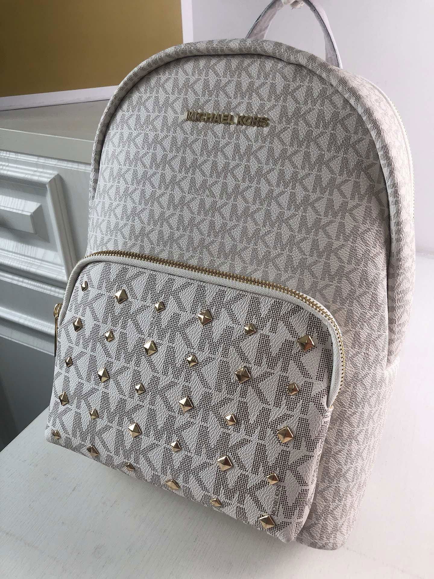 Michael Kors ABBEY LEATHER Studded BACKPACK