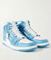 Amiri Skel Top Colour Block Leather High Top Sneakers