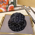 Louis Vuitton DAMIER GEANT WAVE MONOGRAM SUN HAT LV cotton bob hats