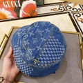               DAMIER GEANT WAVE MONOGRAM SUN HAT     otton bob hats 3