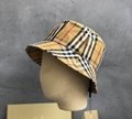          Checked cotton blend twill bucket hat Fashion sun hat 1