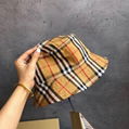          Checked cotton blend twill bucket hat Fashion sun hat 3