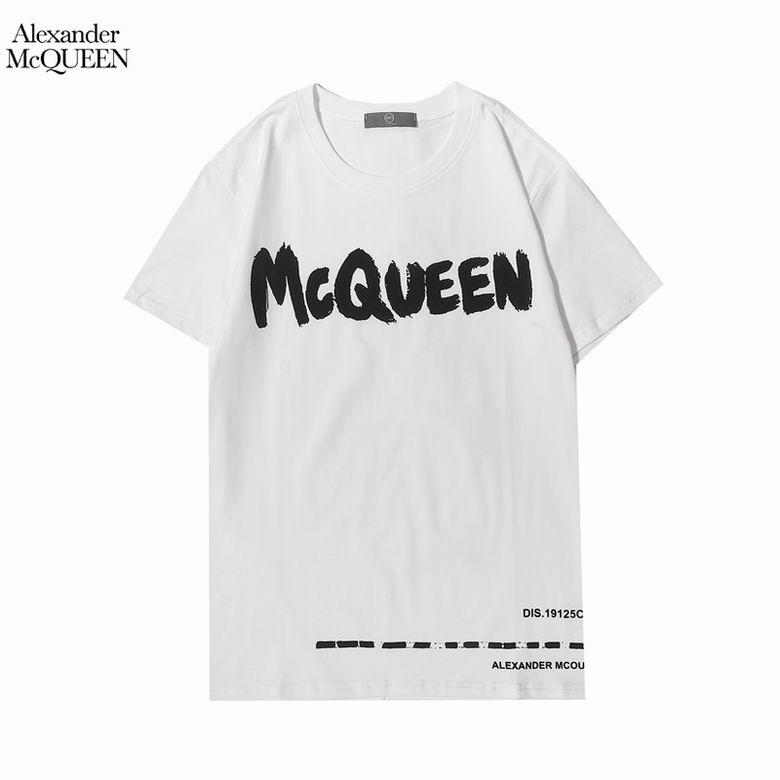 Alexander McQueen logo print T-shirt men