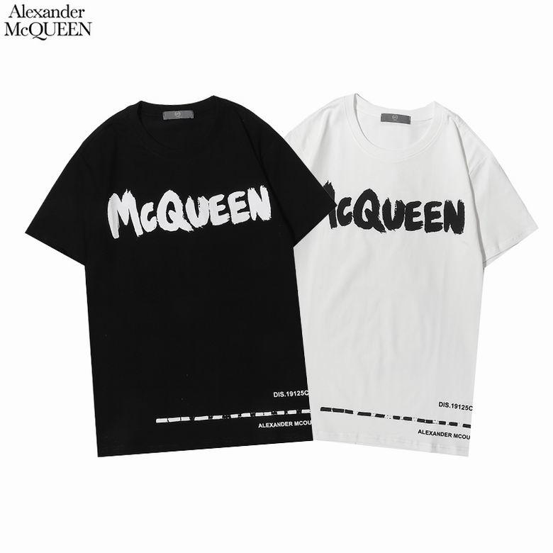 Alexander McQueen logo print T-shirt men