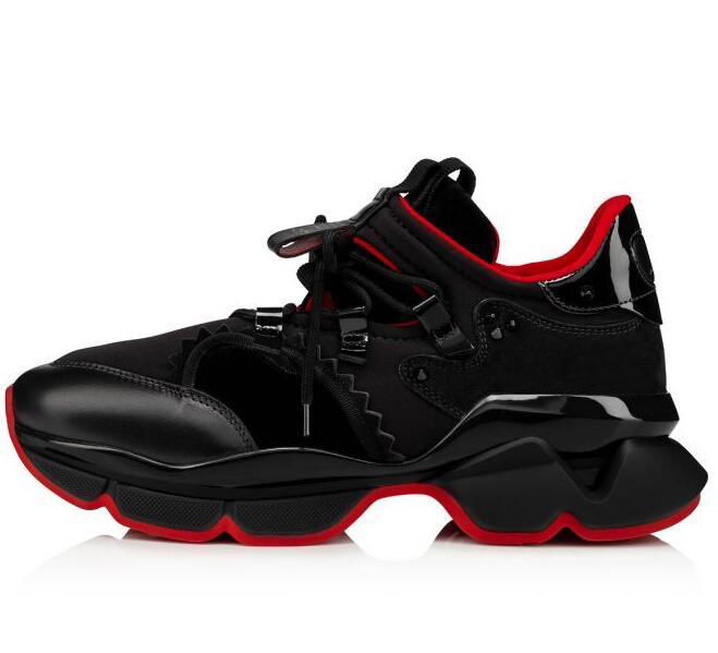                     Red Runner sneakers Men black  3