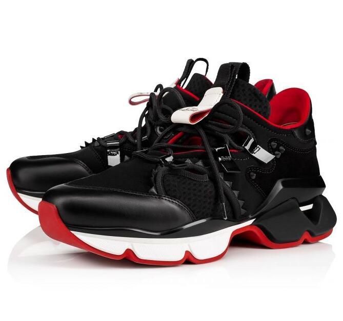                     Red Runner sneakers Men black 