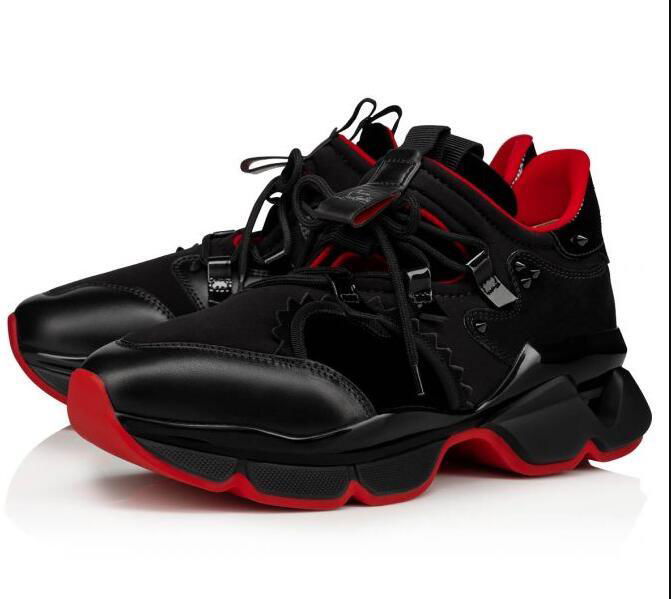                     Red Runner sneakers Men black  5