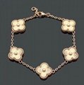 Van Cleef & Arpels Vintage Alhambra bracelet 5 motifs Fashion Bracelet  4