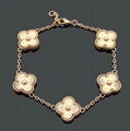 Van Cleef & Arpels Vintage Alhambra bracelet 5 motifs Fashion Bracelet 