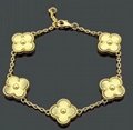 Van Cleef & Arpels Vintage Alhambra bracelet 5 motifs Fashion Bracelet  13