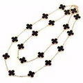 Van Cleef & Arpels Vintage Alhambra Necklace 10 motifs