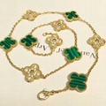 Van Cleef & Arpels Vintage Alhambra Necklace 10 motifs