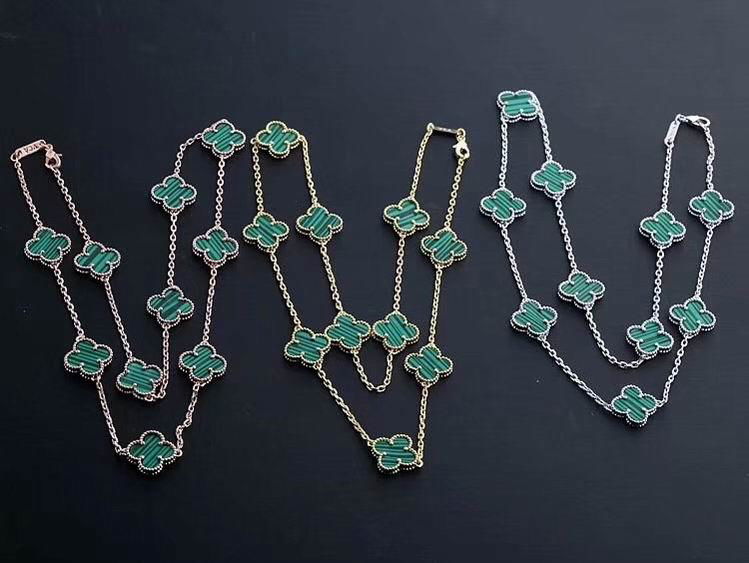 Van Cleef & Arpels Vintage Alhambra Necklace 10 motifs 2