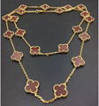 Van Cleef & Arpels Vintage Alhambra Necklace 10 motifs