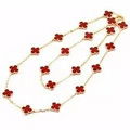 Van Cleef & Arpels Vintage Alhambra Necklace 10 motifs