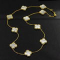 Van Cleef & Arpels Vintage Alhambra Necklace 10 motifs