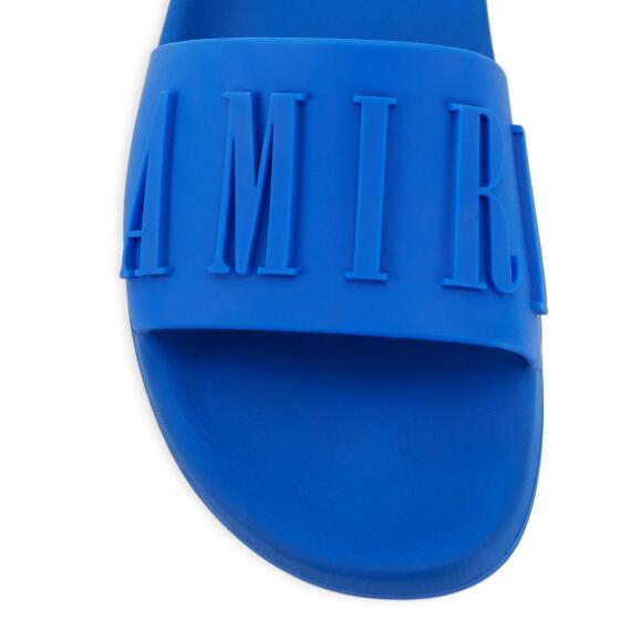 AMIRI LOGO POOL SLIDE Men beach slipper  4